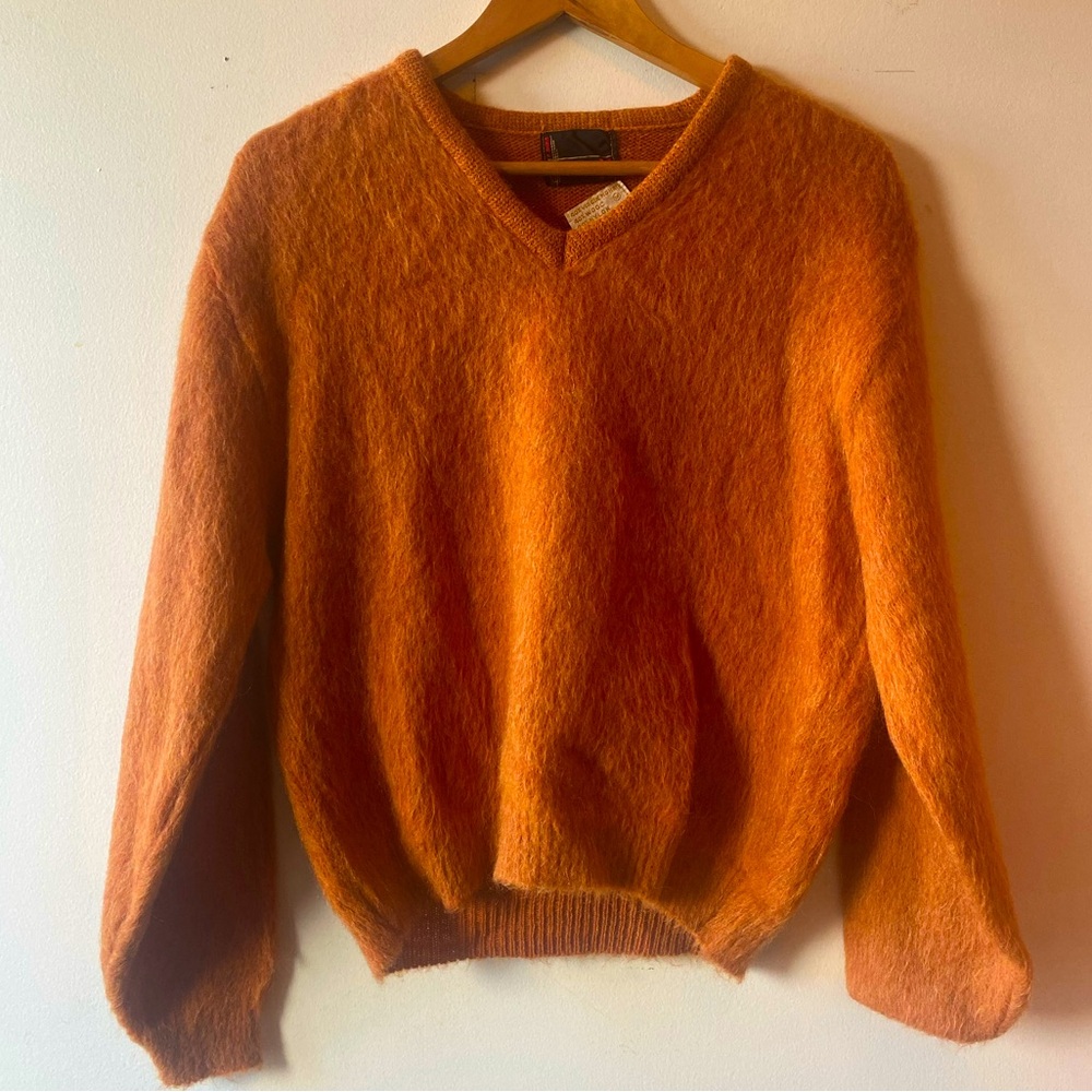 vibrant virgin mohair sweater